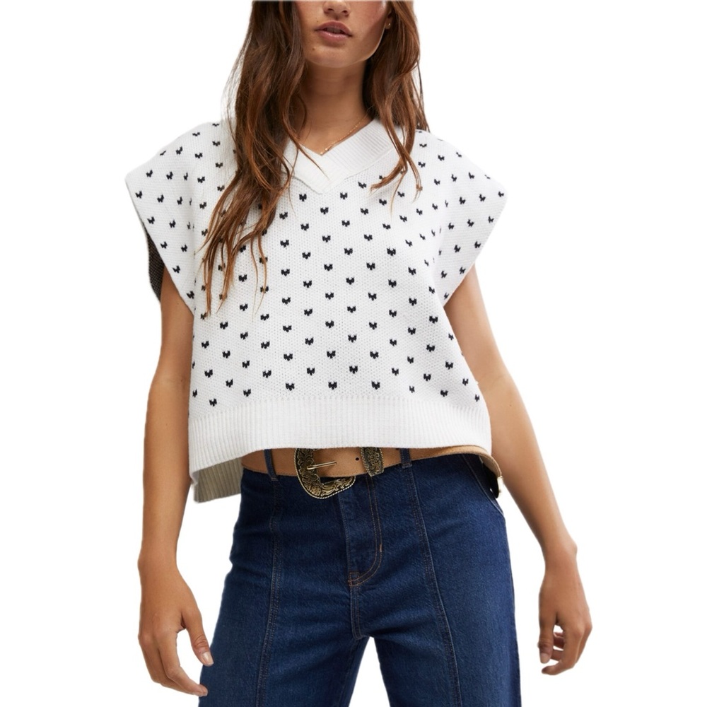 Free People | Easy Street Vest Patterned NWT - Picture 7 of 10